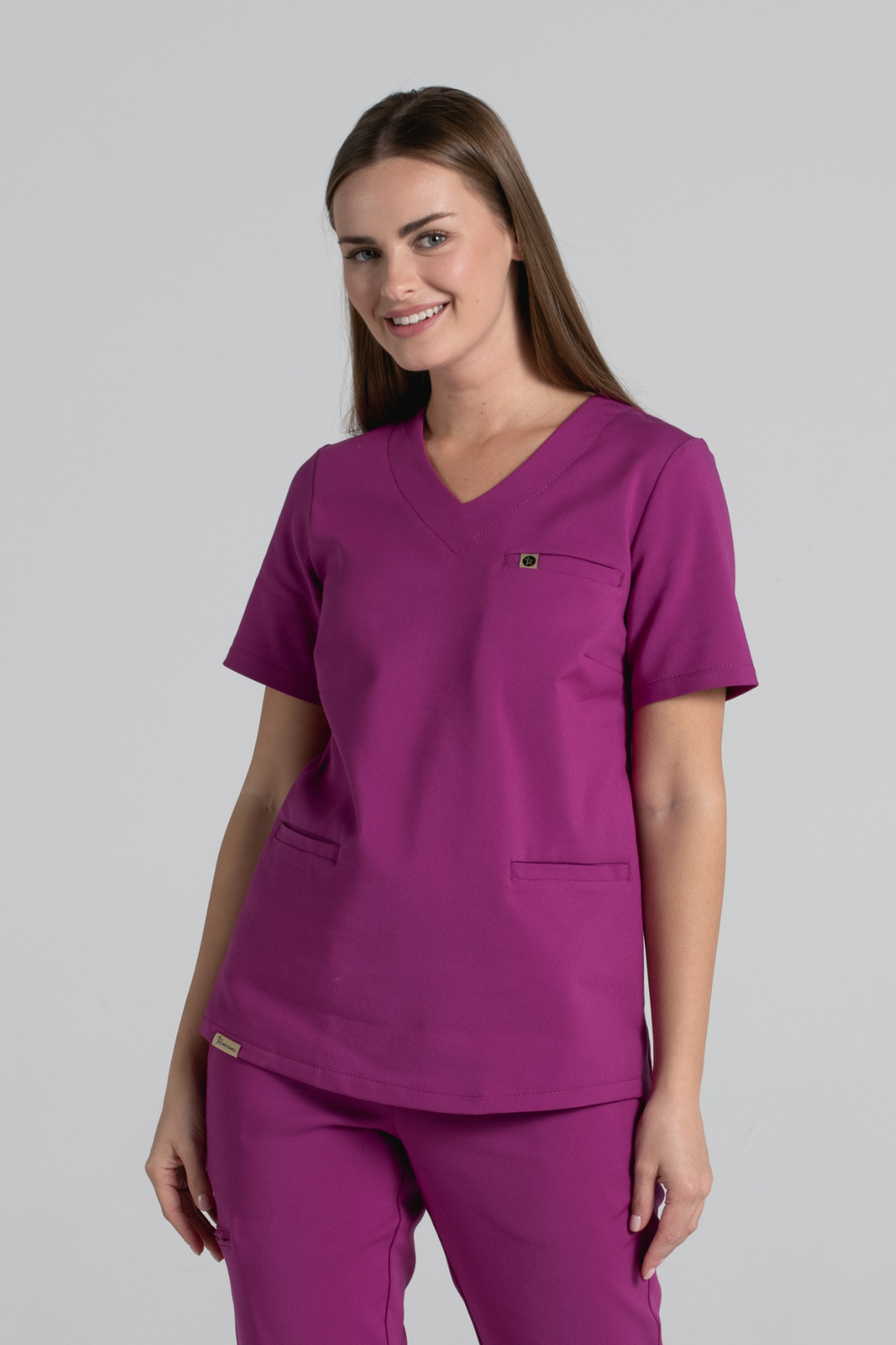 Bluza medyczna damska Merit - Purple haze