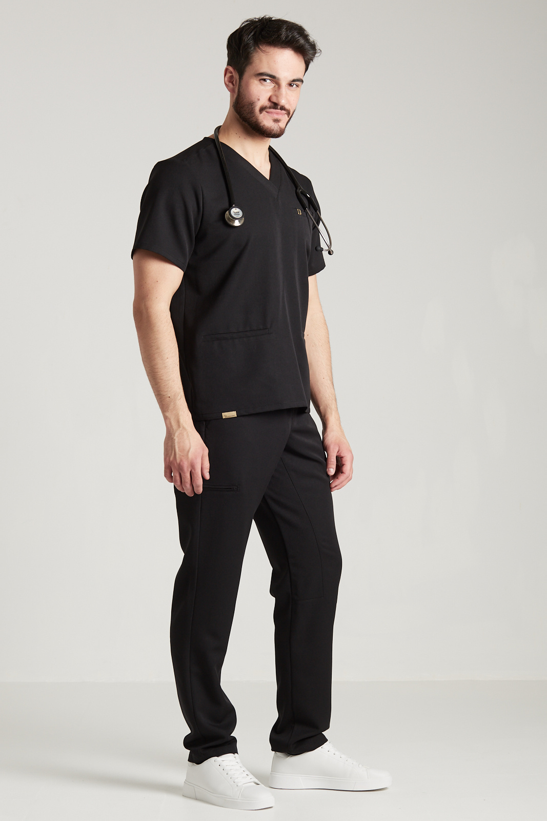 Bluza medyczna męska Sokrates - Onyx black