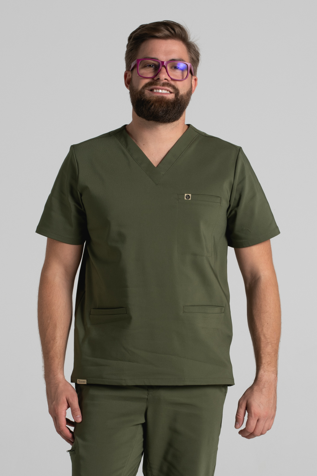Bluza medyczna męska Sokrates - Military green