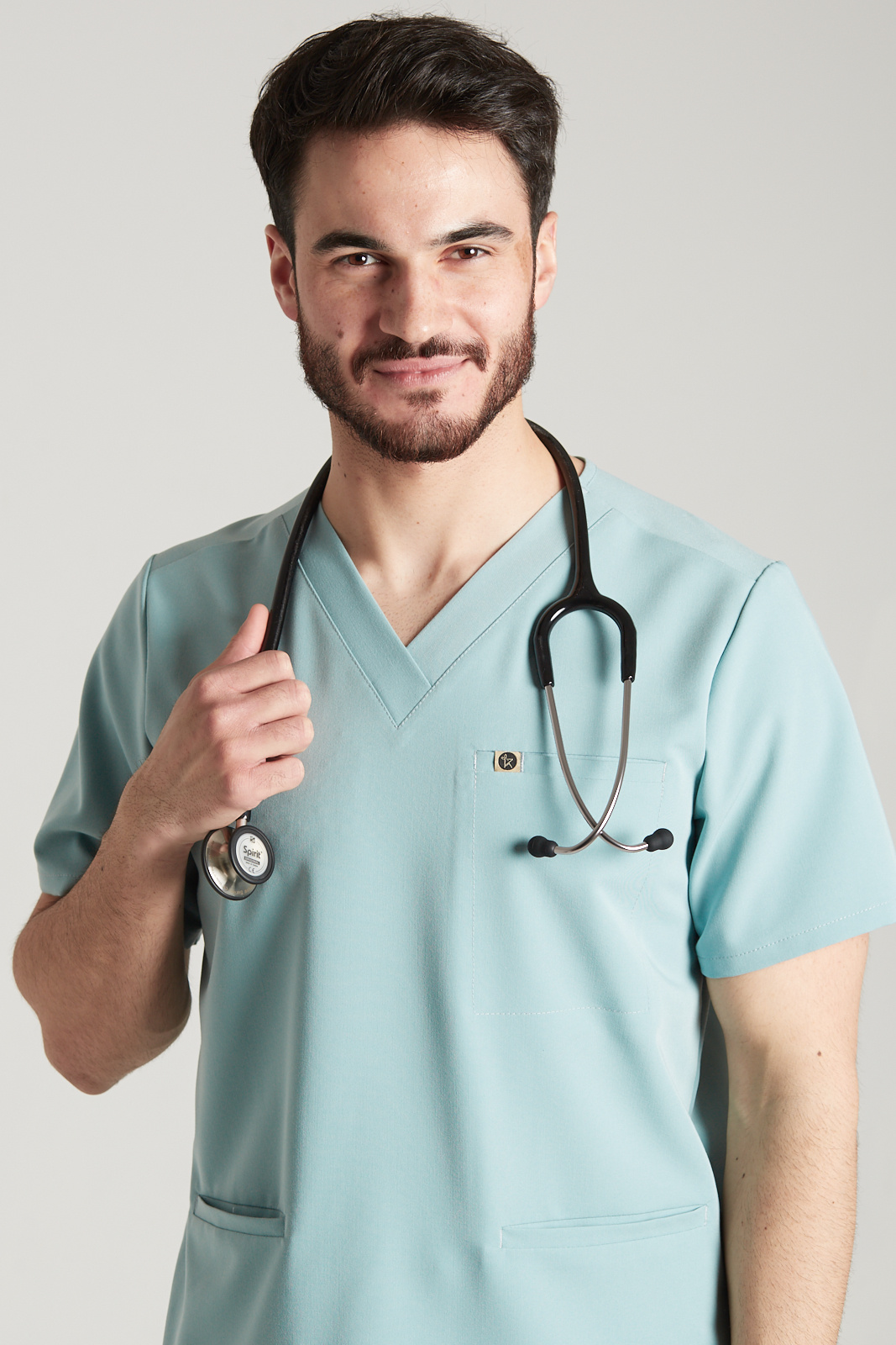 Bluza medyczna męska Sokrates - Sky blue