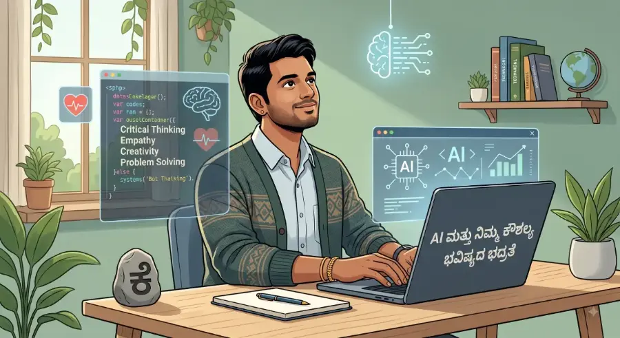 AI ಬಂತು ಅಂತ ಹೆದರಬೇಕಾ? ಟೆಕ್ ಲೋಕದಲ್ಲಿ ನಿಮ್ಮ ವೃತ್ತಿಜೀವನವನ್ನು ಭದ್ರಪಡಿಸಿಕೊಳ್ಳುವುದು ಹೇಗೆ?
