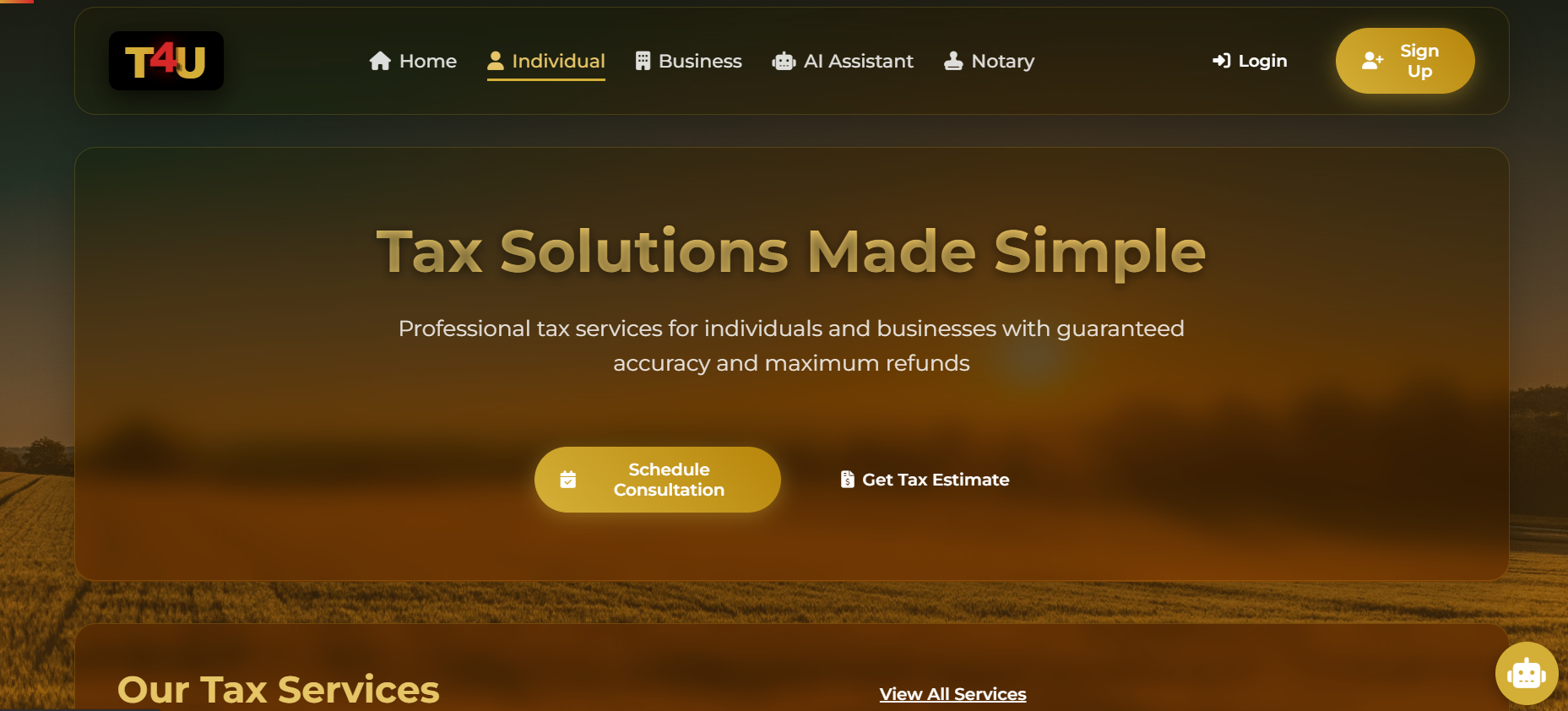 Tax4u.tax Screenshot