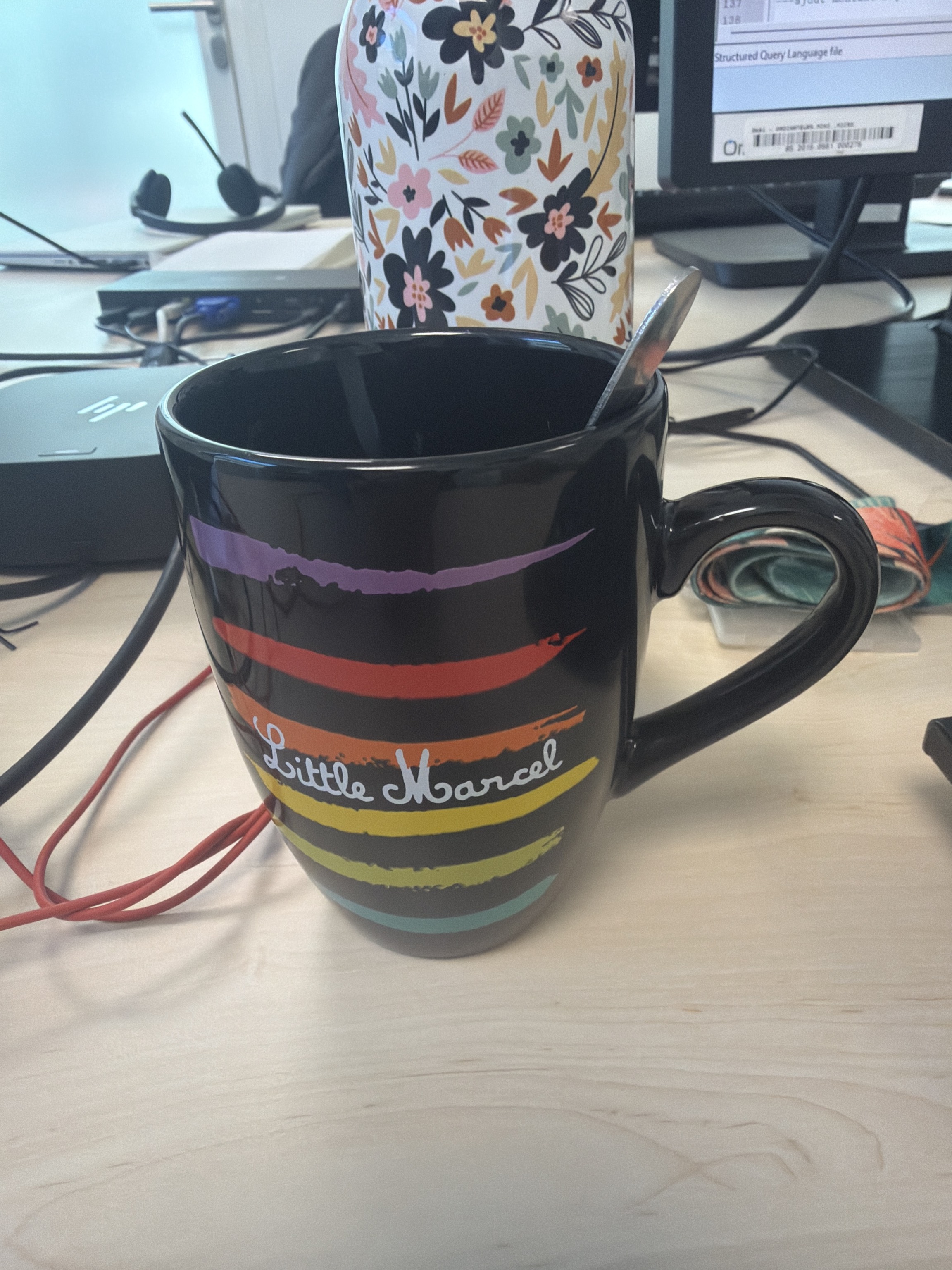 Mug Rayures Arc-en-ciel