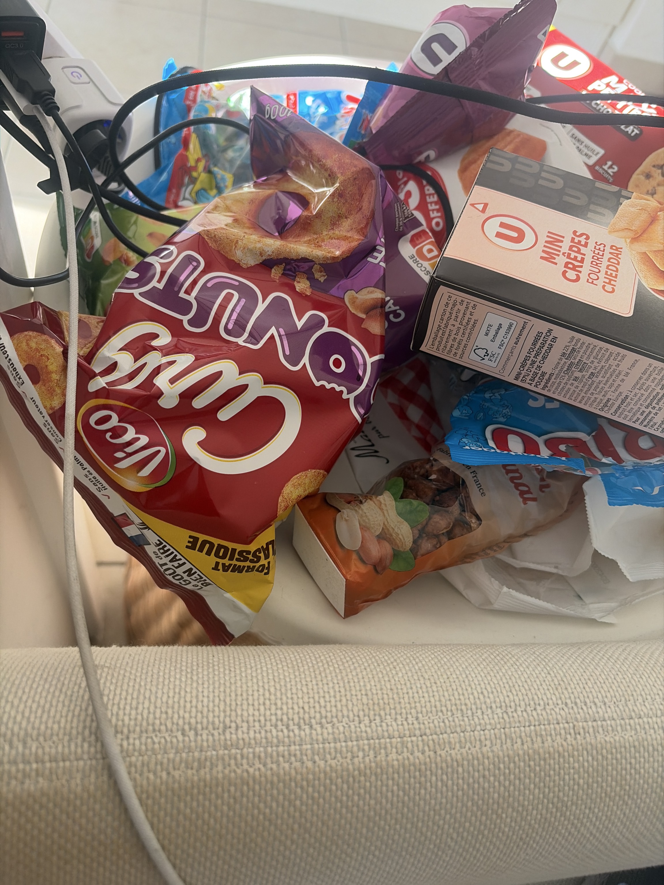 Lot Snacks Vico Curly & U Crêpes