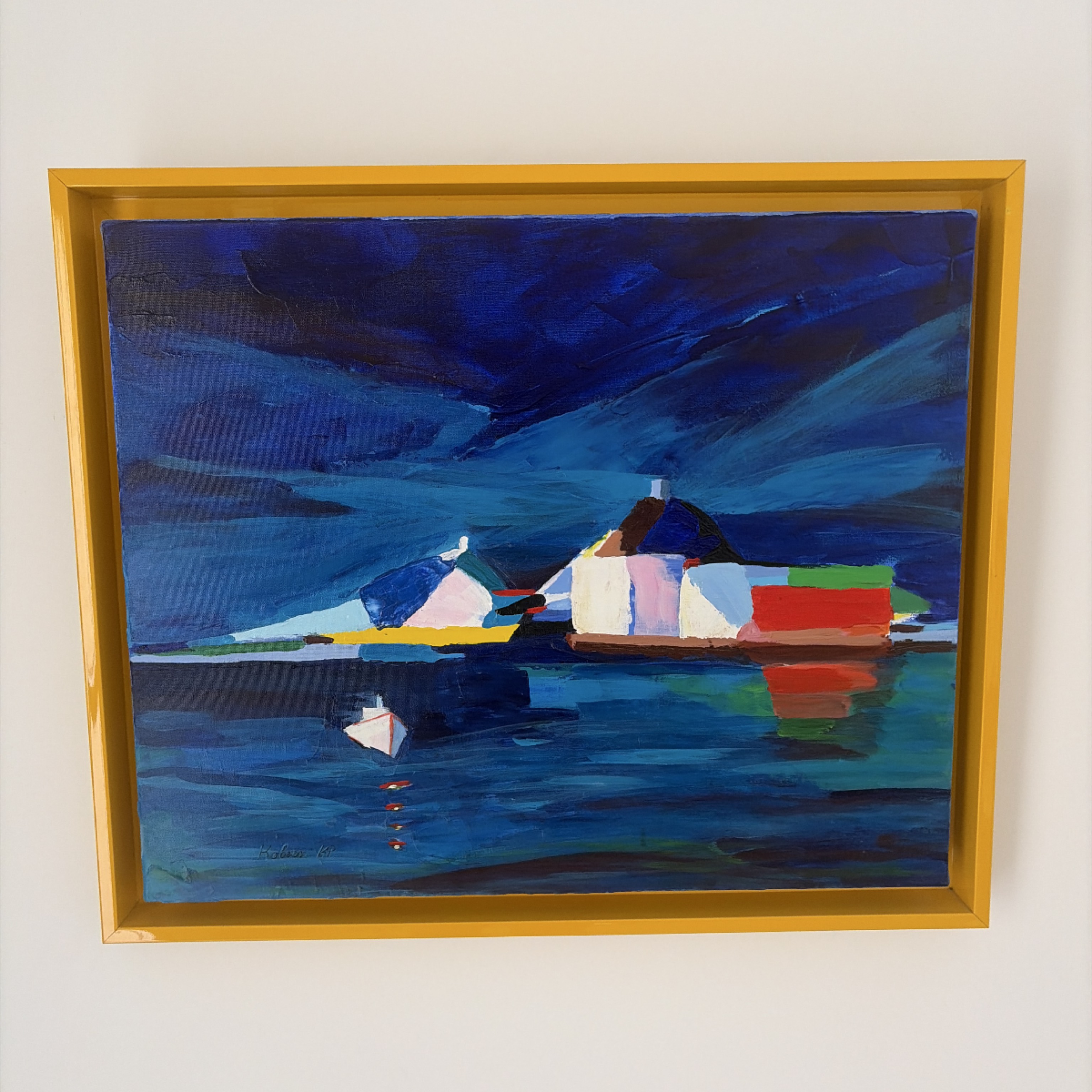 Tableau encadré, style contemporain