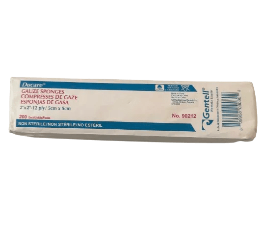 Gentell Ducare Gauze Sponge Pads, Non-Sterile