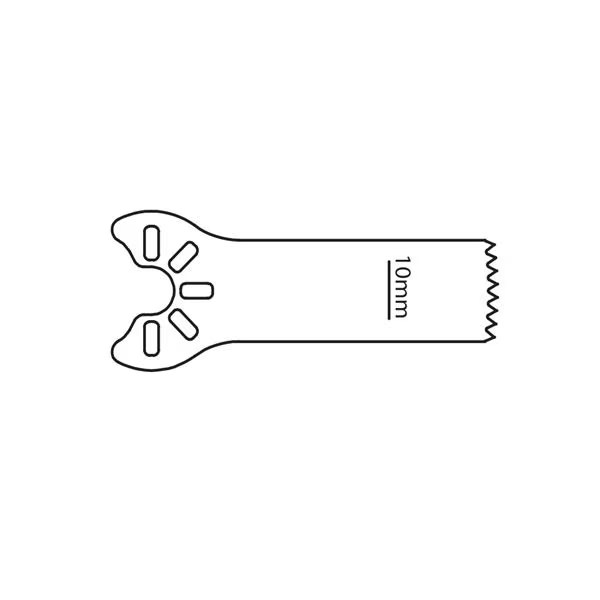 Brasseler Small Bone Blade, Oscillating and Sagittal, Thick Aggressive Cut, 25 mm x 9.0 mm, Each
