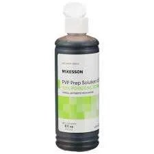 McKesson Povidone-Iodine Skin Prep Solution, 8 oz