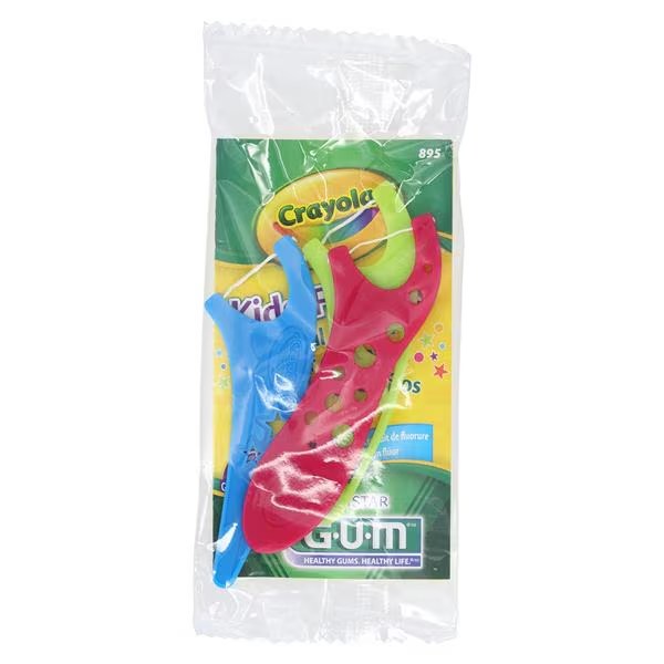 Crayola (895PQ) - GUM Kids' Flosser | Grape Flavor | 48/box