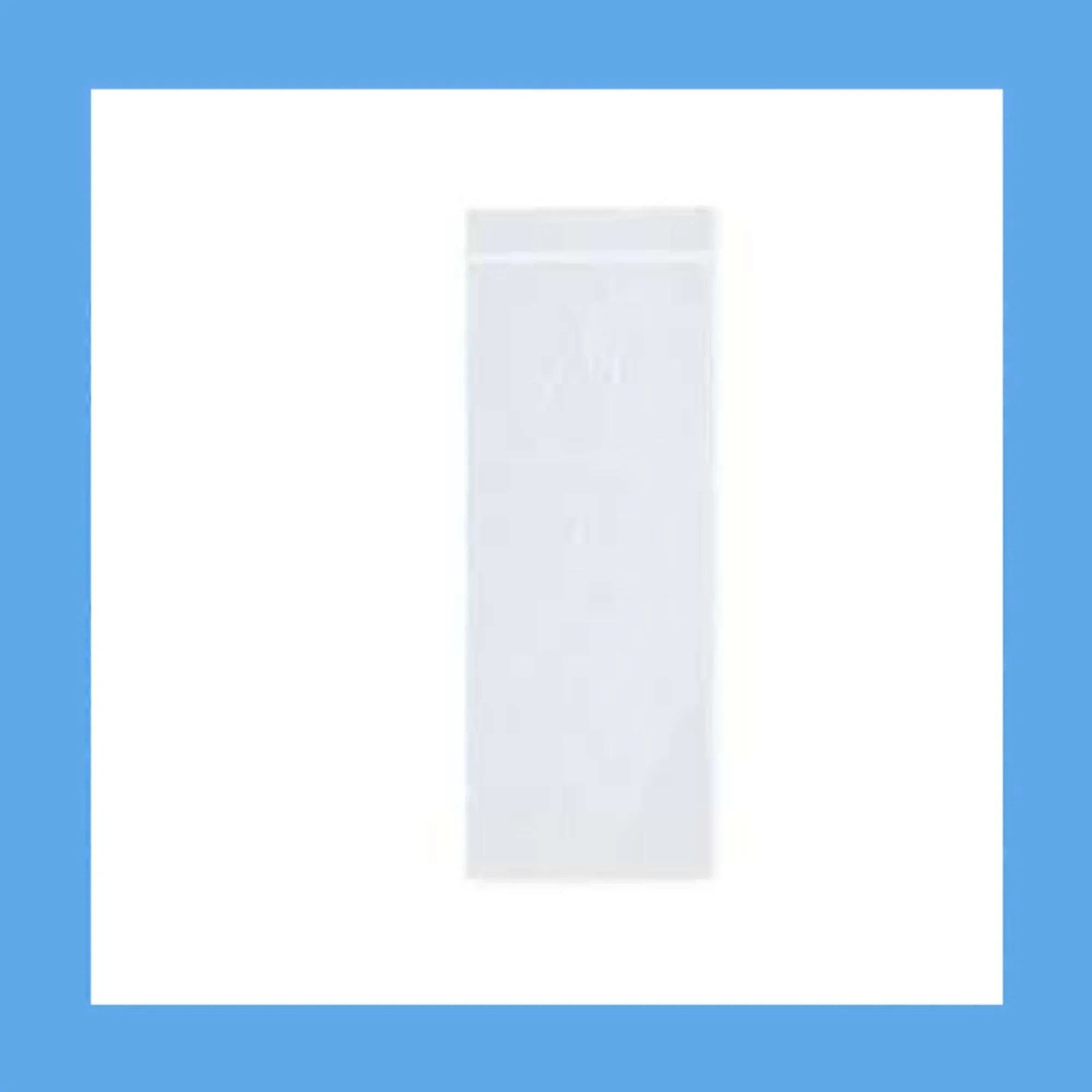 Single Track Zipper Bags, Clear, 100/Pack