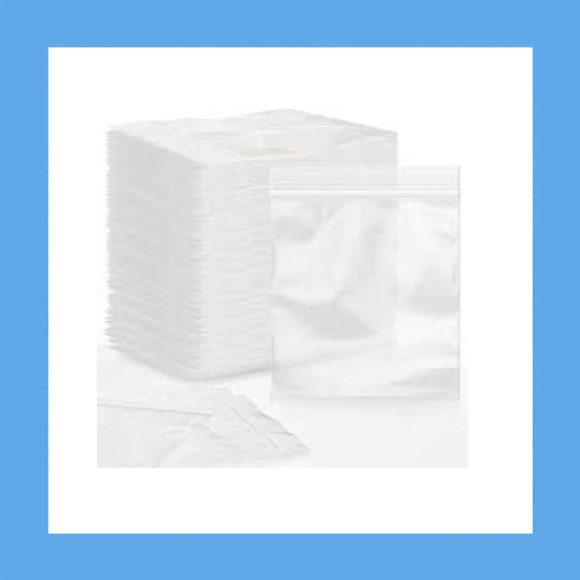 Single Track Zipper Bags, Clear, Write-On Block, 100/Pack