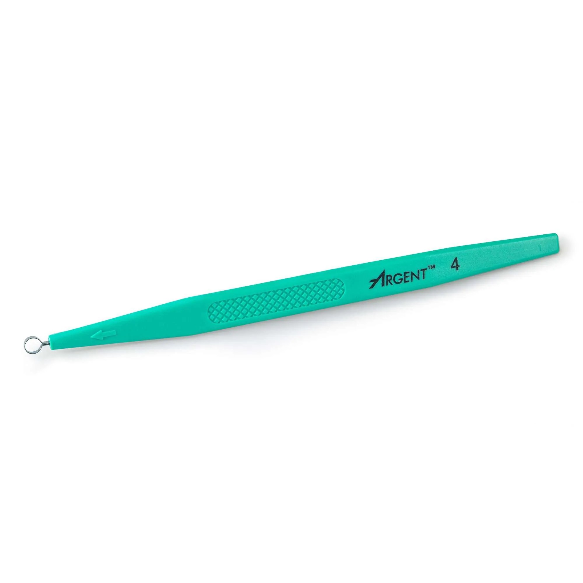 McKesson (16-DC4) - Dermal Curette McKesson 5-1/2 Inch Length Flat Textured Handle 4 mm Tip Semi-Sharp Loop Tip - EXP 4/30/30 - 50/Bx