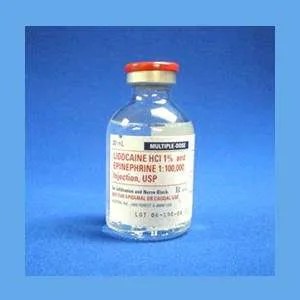 Lidocaine 1% with Epinephrine, 50 mL MDV