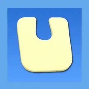 Metatarsal U Pad #105, Adhesive-Backed Foam, 1/8 in