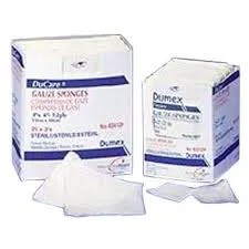 Gentell Ducare Gauze Sponge Pads, Sterile, 12-Ply