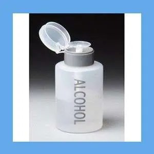 TechMed Alcohol Dispenser, Clear Plastic, 9 oz