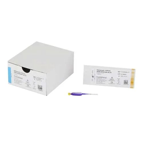 Histoacryl Blue Skin Adhesive, 0.5 mL, Precision Applicator Tip, n-Butyl-2 Cyanoacrylate, Box of 10