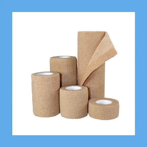 Med-Pride Self-Adherent Wrap, Tan, Latex-Free
