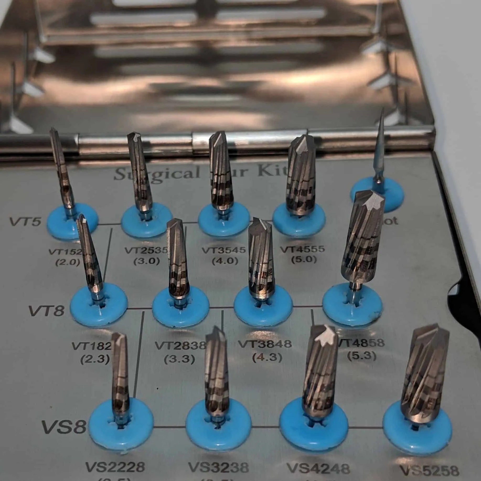 Dental Implant Conical Drill Set, 13 Piece