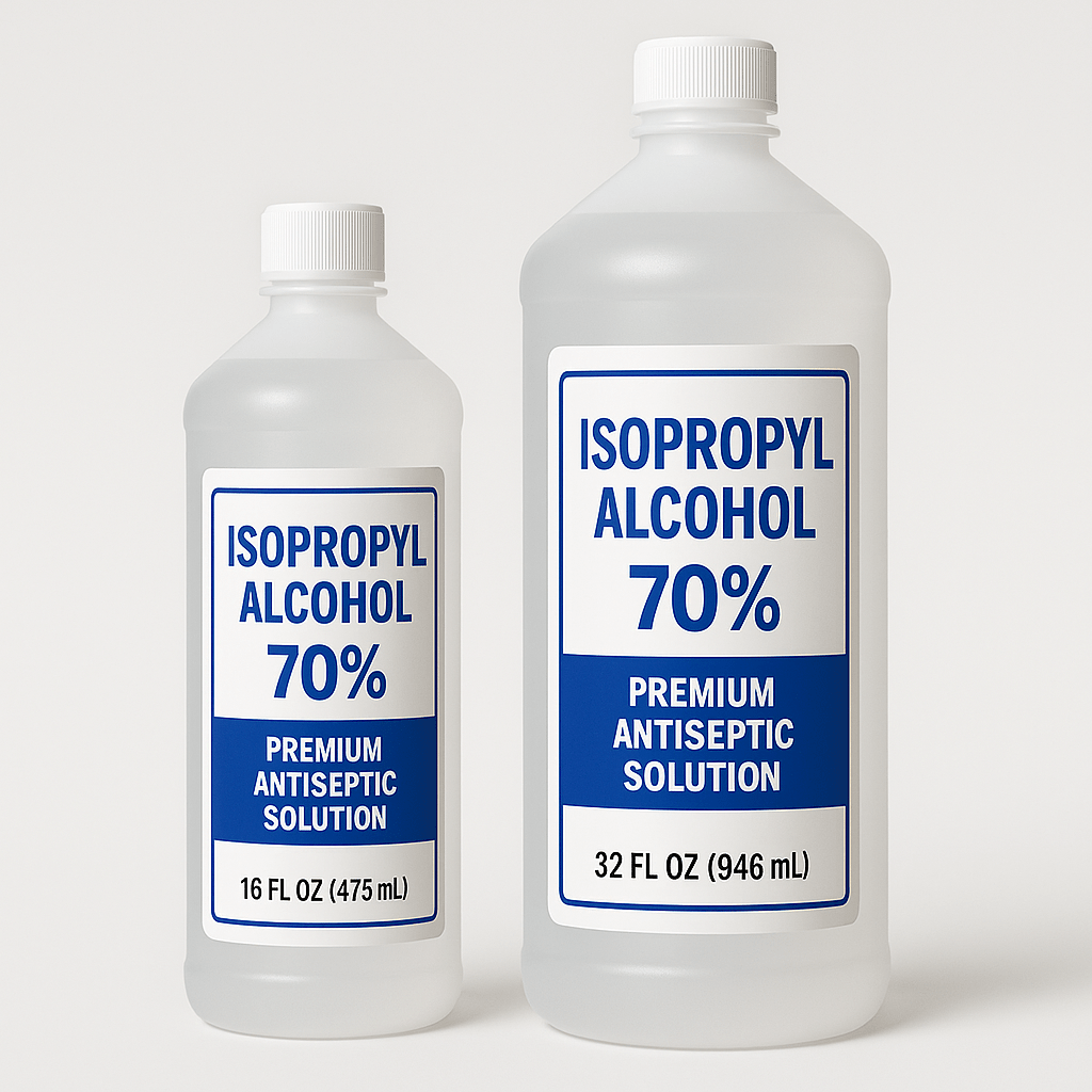 Isopropyl Alcohol 70% - Premium Antiseptic Solution