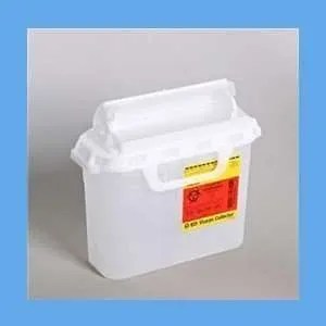 BD Sharps Collector, 5.4 qt, Clear