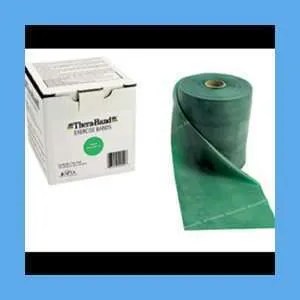 TheraBand Exercise Bands, Heavy, Green, 50 yd Roll