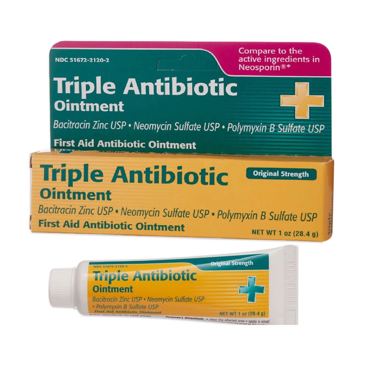 Taro (#51672212002) Triple Antibiotic Bacitracin / Neomycin / Polymyxin B Ointment 1 oz. Tube- Each