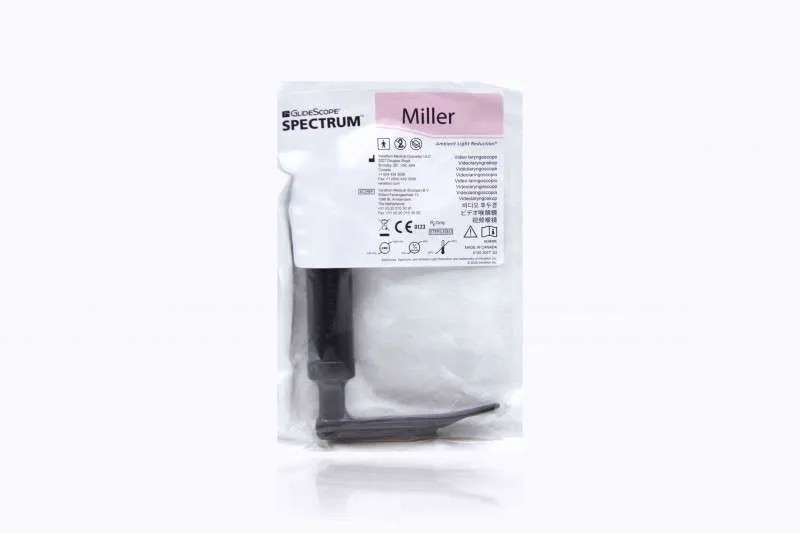 Spectrum Miller S1 GlideScope Verathon, Box of 10