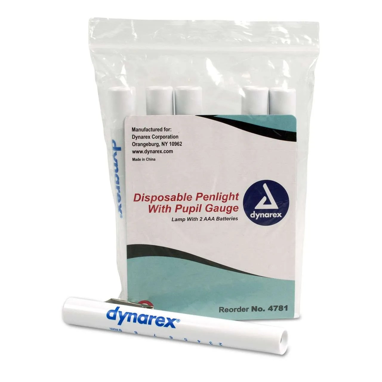 Dynarex Disposable Penlight, 6/Bag