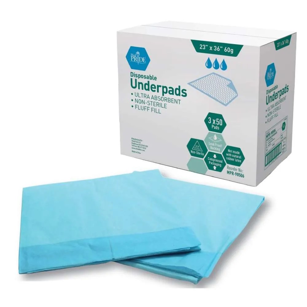 Shield Line Disposable Underpads, 23 x 36 in, 45 g