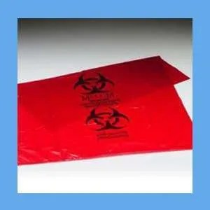 Biohazard Infectious Waste Bags, 10 Gallon, 24 x 24 in, 25/Bag