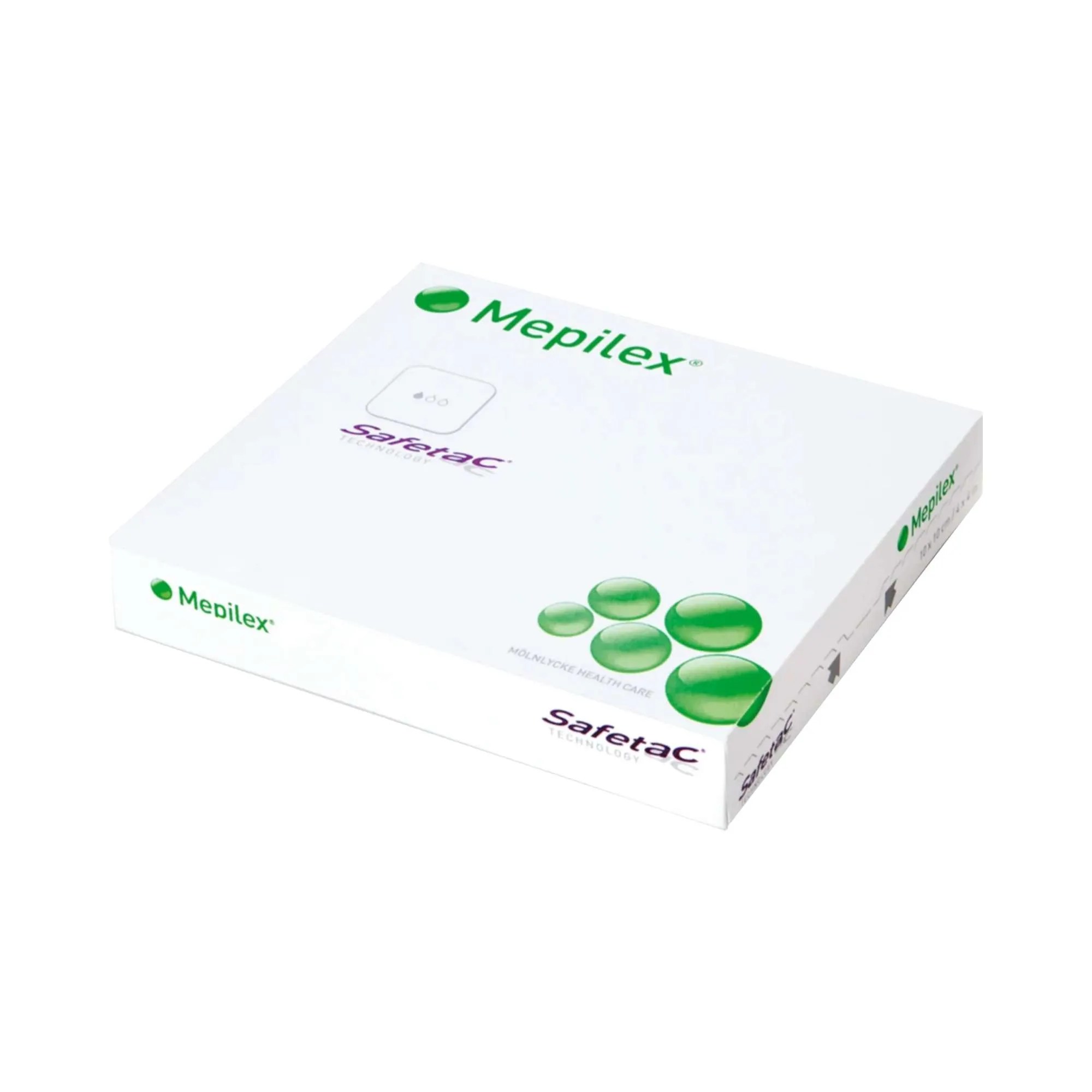 Foam Dressing Mepilex® (595200) - Border Flex 3 X 3 Inch With Border Film Backing Silicone Adhesive Square Sterile