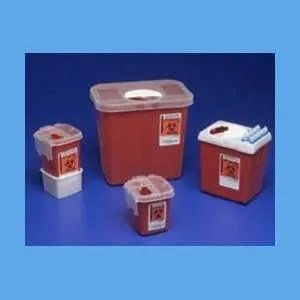 AutoDrop Phlebotomy Sharps Container, 8 qt