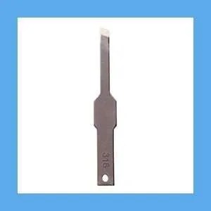 Glassvan Podiatry Chisel Blade No. 316, Carbon Steel, Sterile, 12/Pack