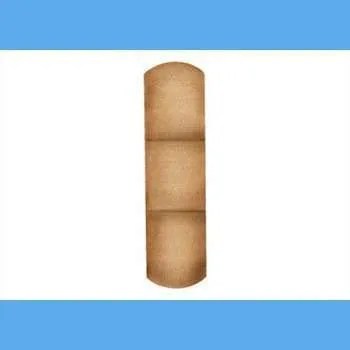 American White Cross Fabric Bandage, 1 x 3 in, Flexible, 100/Box