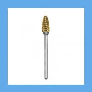 Dedeco Goldies Carbide Bur 84-T/XF, Rounded Cone Shape