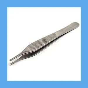 Equus Adson Brown Dressing Forceps, 4.75 in, 7 x 7 Teeth