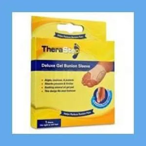 Silipos TheraStep Delux Gel Bunion Sleeve Universal 1 Sleeve/ Package #7018 Retail Packaging
