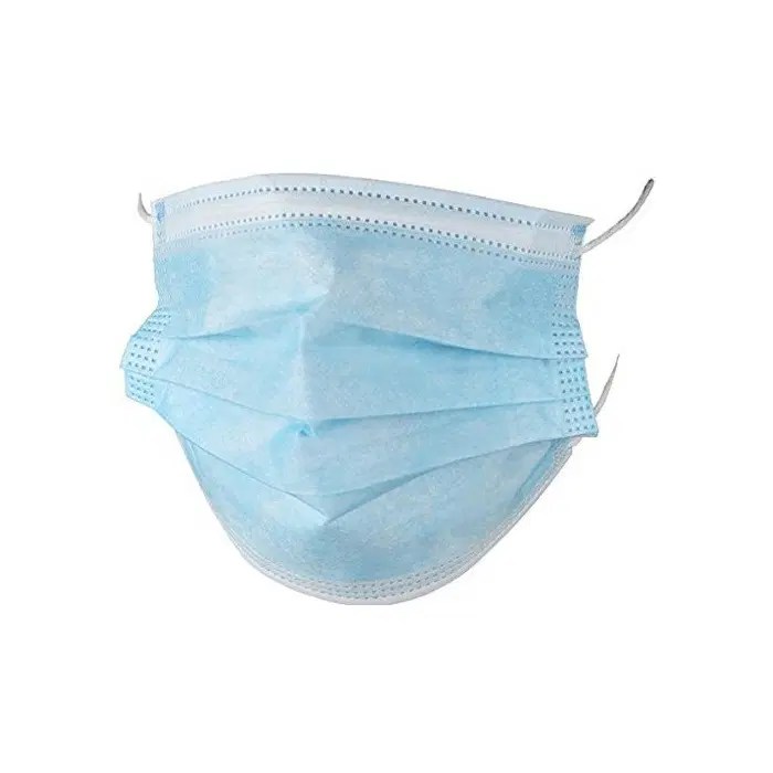 JFK (GB/T 32610-2016) - EARLOOP EAR MASKS - DISPOSABLE, WITH EARLOOPS, 50 PCS - BLUE - OVERSTOCK