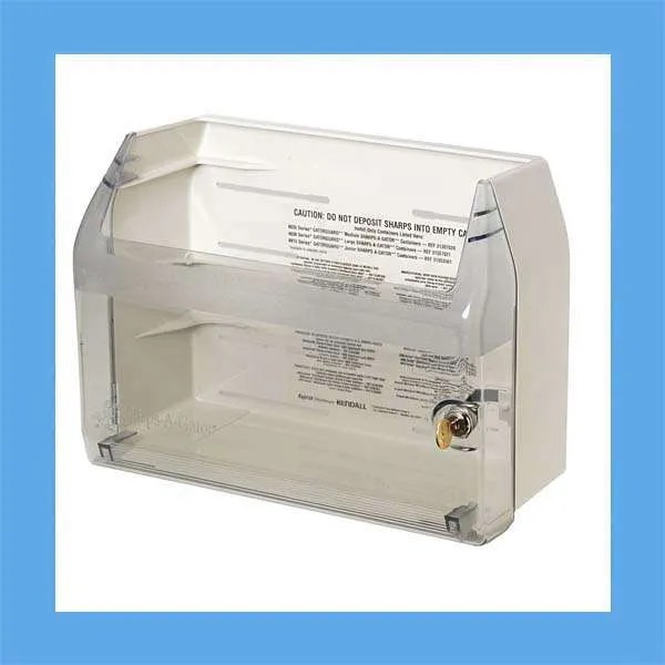 Sharps-A-Gator Wall Cabinet for Safety Room Container, 5 Quart
