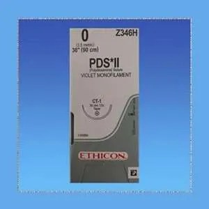 Ethicon PDS II Suture, Violet, 1-0, 36 in, CT-1