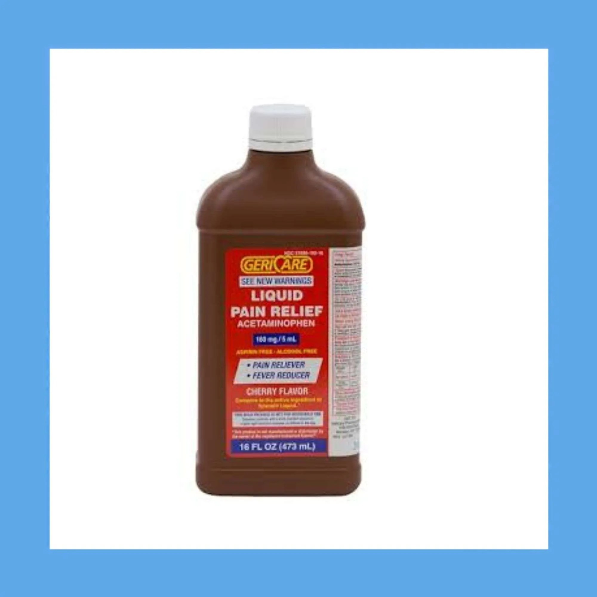 Acetaminophen Oral Suspension, 160 mg/5 mL, 16 oz