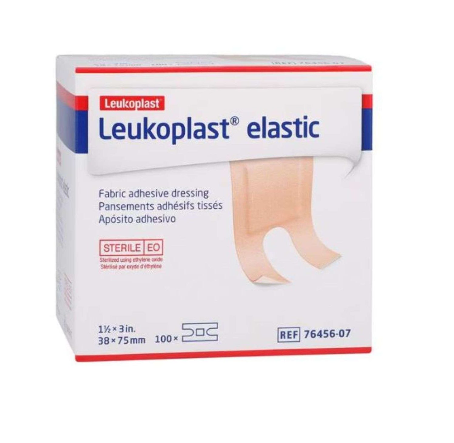 Leukoplast Adhesive Bandages, Knuckles, 1-1/2 x 3 in