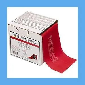 TheraBand Therapy Band, Red, 25 yd
