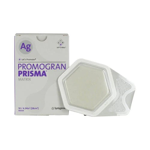 Solventum Corporation #MA123- 3M Promogran Prisma Matrix Silver Collagen Dressing 19.1 Square Inch Hexagon Sterile 10/Bx.