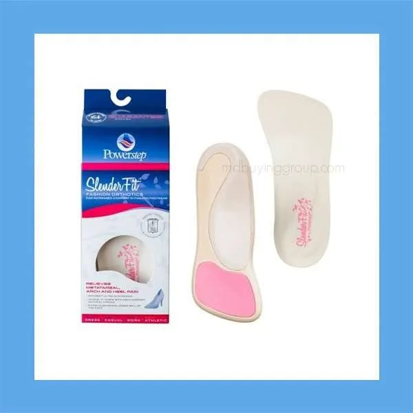 PowerStep SlenderFit Fashion 3/4 Insoles