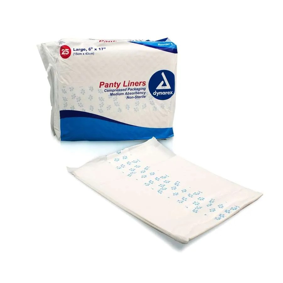 Dynarex Bladder Control Pad, 6 x 17 in, Moderate Absorbency