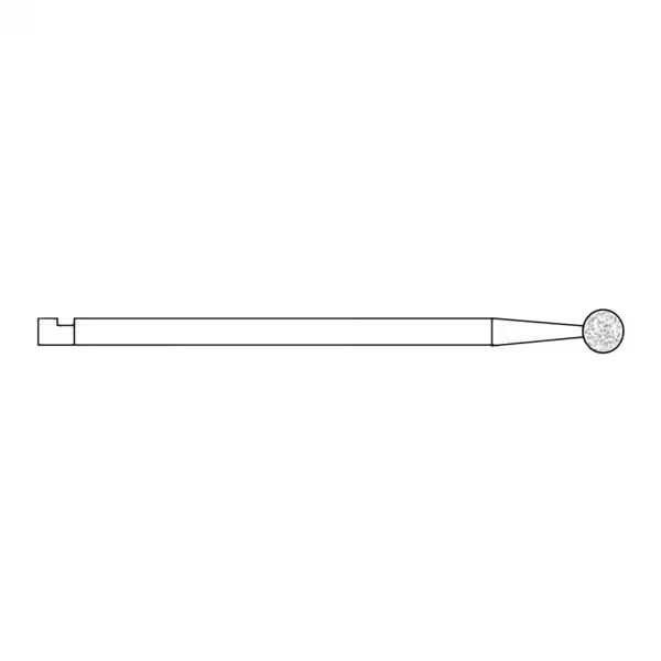 Brasseler Standard Bur, Otology, Diamond, Medium, Box of 5