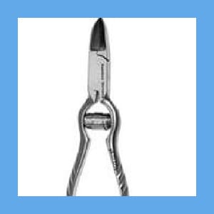 gSource Nail Nipper, 4-1/2 in, Concave, Barrel Spring, Locking Clip