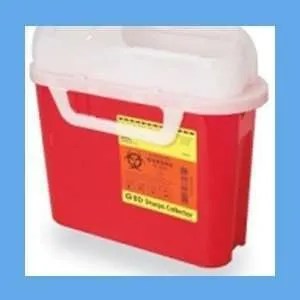 BD Sharps Collector, 5.4 qt, Side Entry